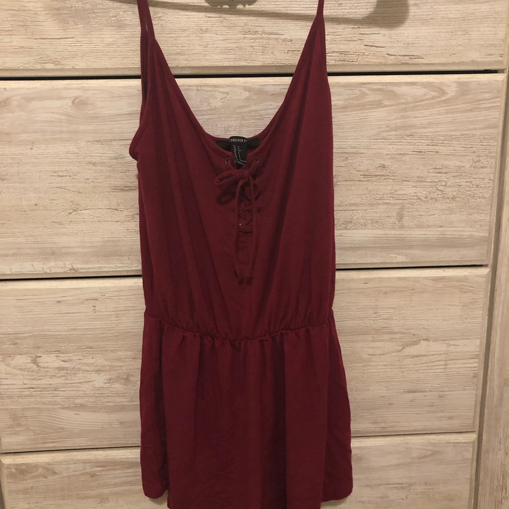red romper